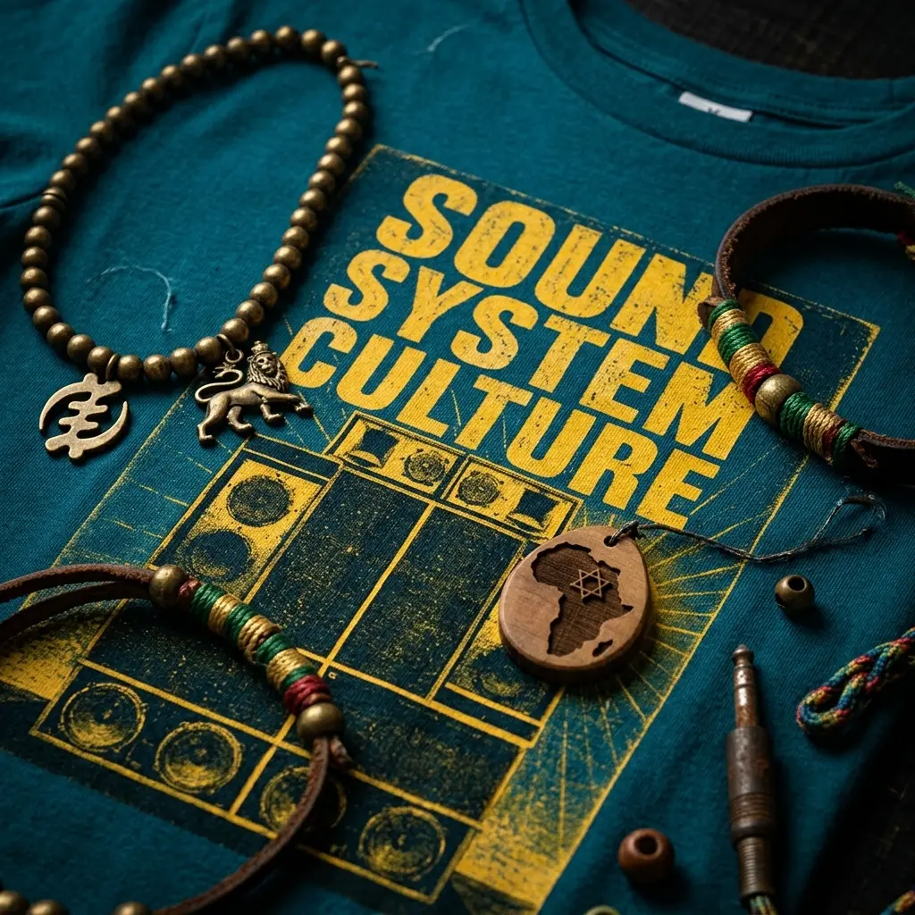 Originele reggae kleding met roots-, dub- en Afrikaanse ontwerpen